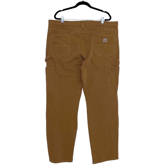 Carhartt Rugged Flex Relaxed Fit Twill Double-Front Pant Carhartt Brown 18 Tall - Picture 2 of 9